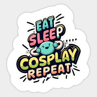 Cosplay hobby Sticker
